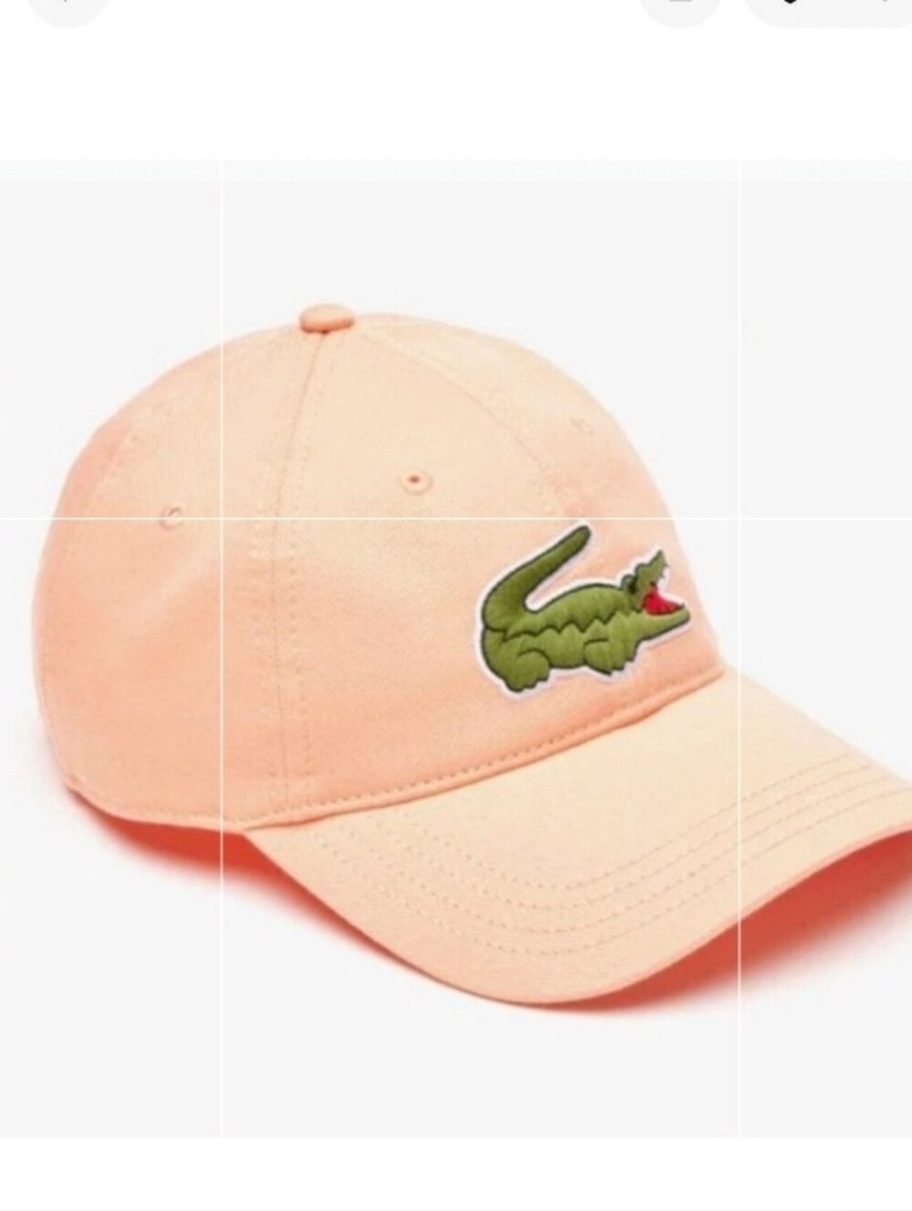 Lacoste Unisex Adjustable Cotton Twill Cap